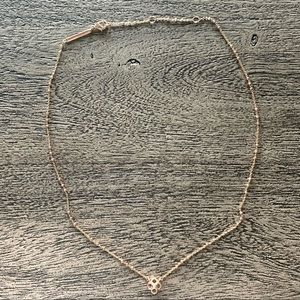 Kendra Scott rose hold dainty logo necklace